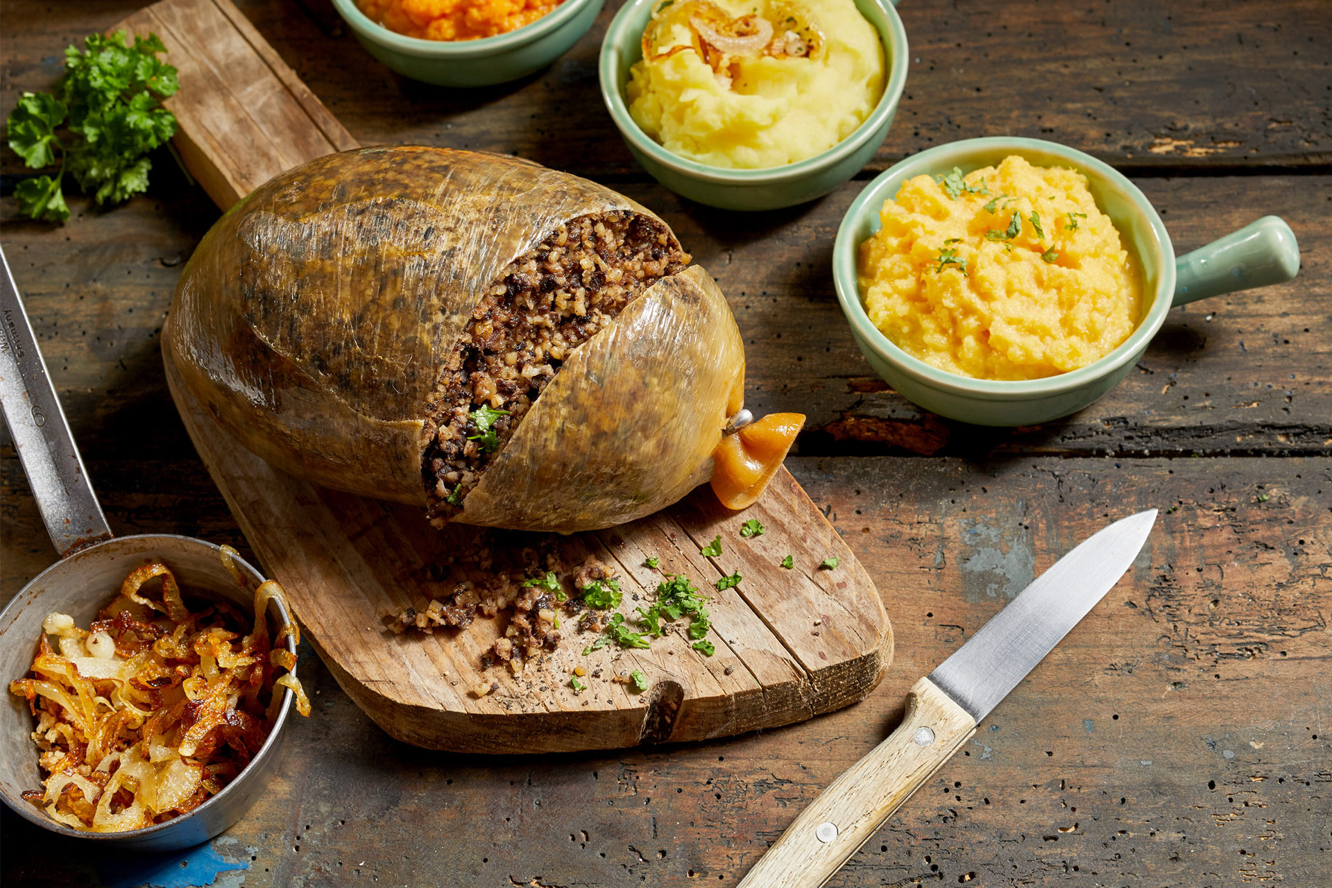 placeholder Haggis the traditional scotish food